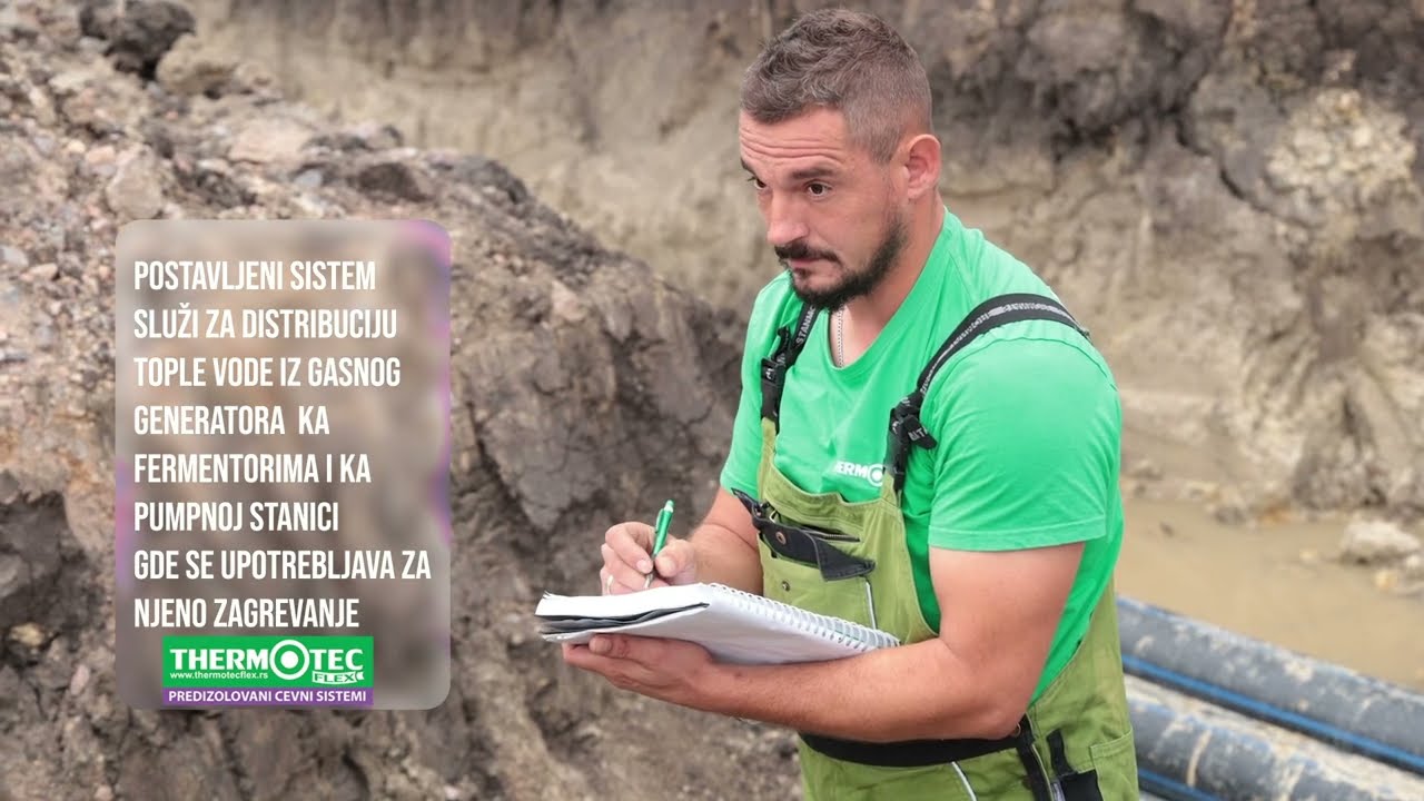 Predizolovane fleksibilne ( savitljive ) cevi u biogas elektranama