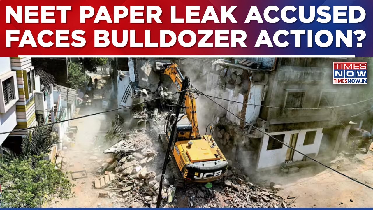 NEET Paper Leak Accused PV Kulkarni Under Fresh Scanner; Bulldozer Action Over Illegal Construction