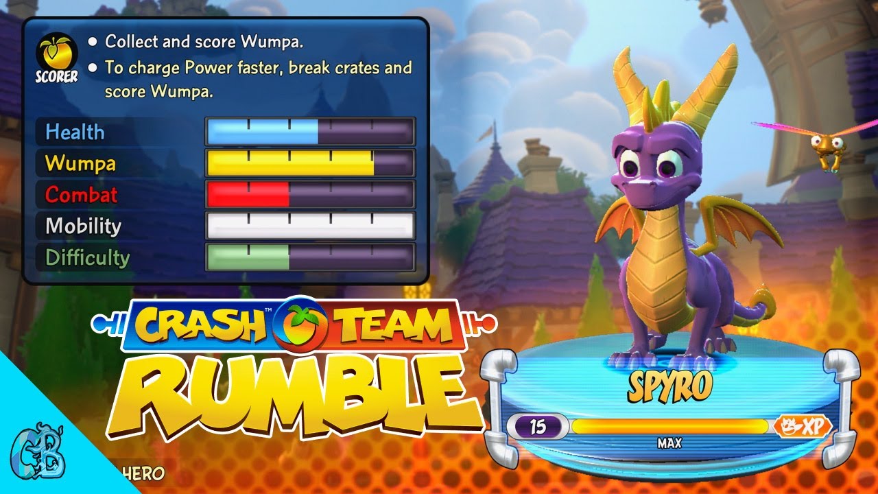 Crash Team Rumble - Playing as Spyro Max Level