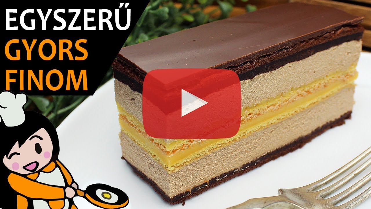 Praliné szelet - Recept Videók