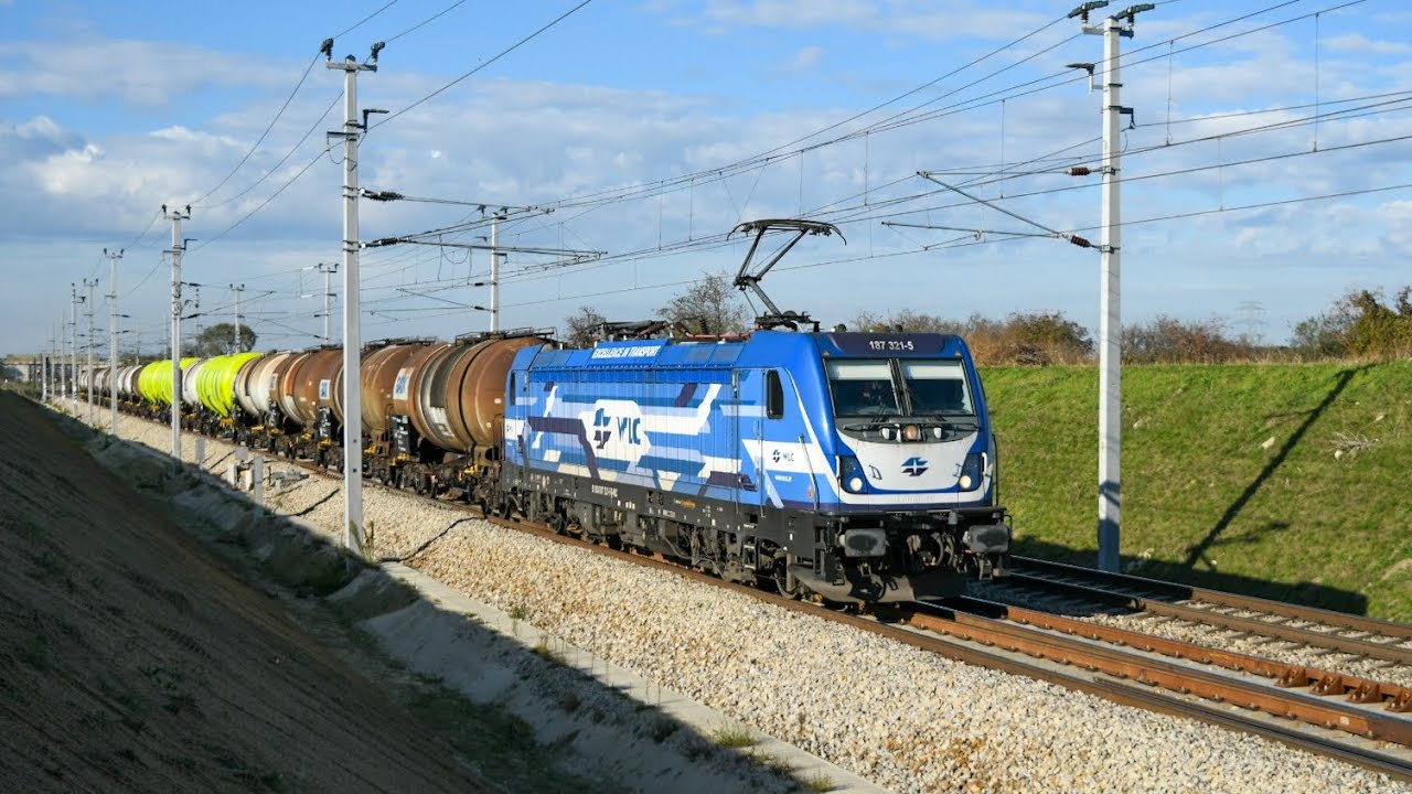 Vonatok az Ostbahnon, Gramatneusiedlben |Trains on the Ostbahn railway line at Gramatneusiedl