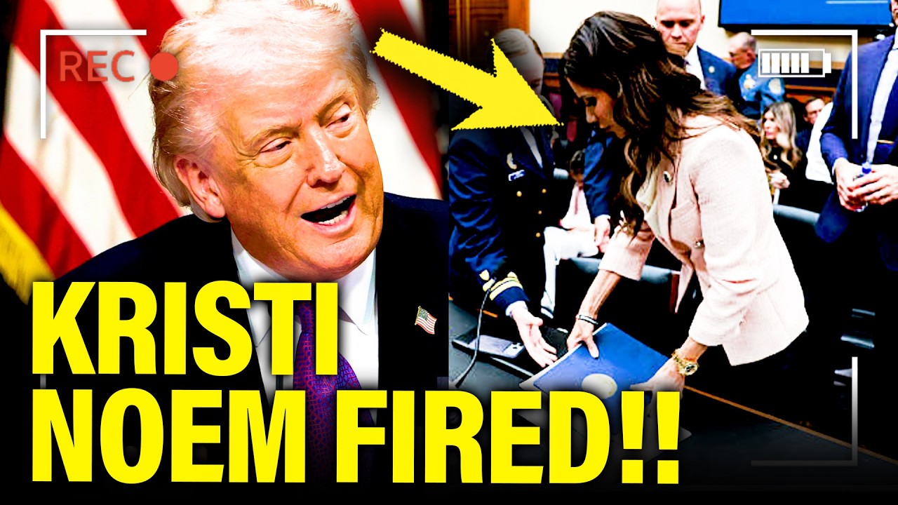 🚨Trump FIRES Kristi Noem!!!
