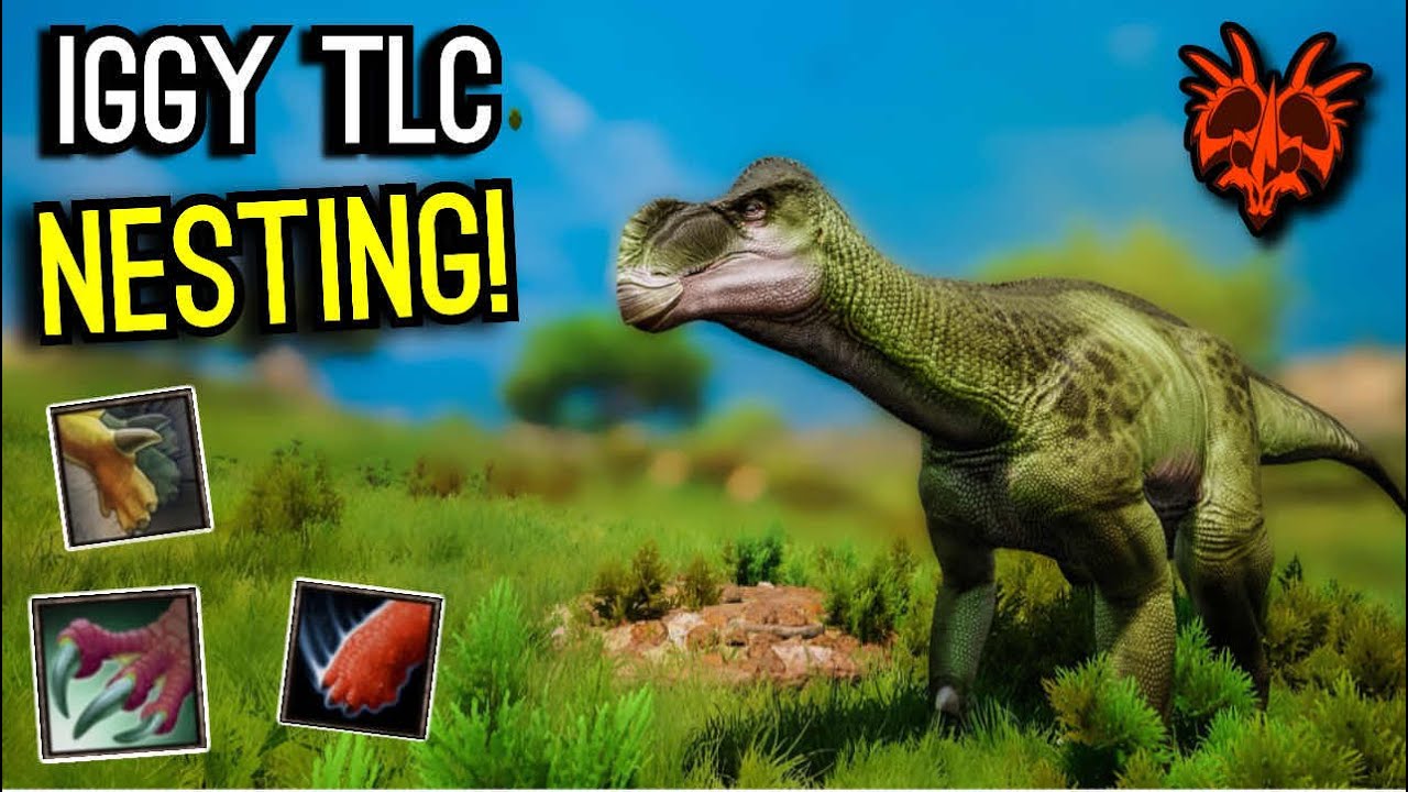 Testing out the NEW IGGY TLC AND NESTING! - Path Of Titans Iggy tlc and nesting Gameplay