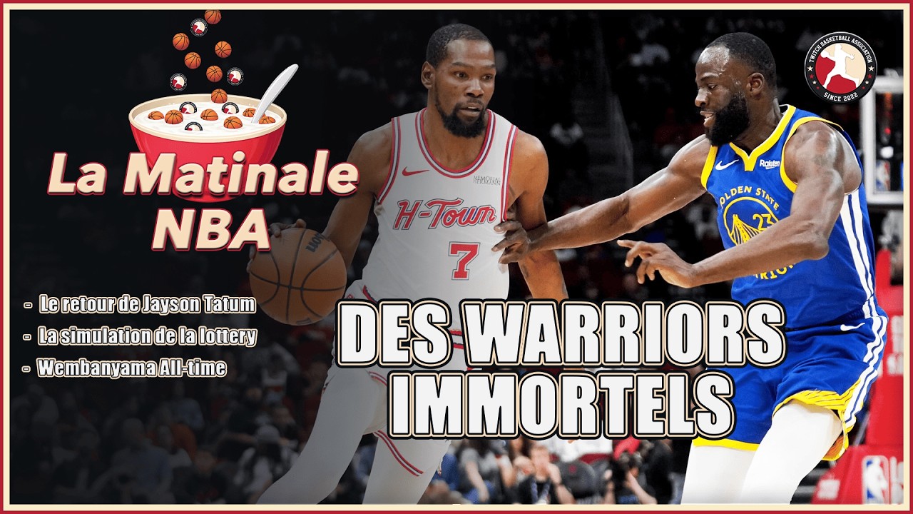 Les Warriors SURPRENNENT les Rockets, Wembanyama TROP FORT  | La Matinale NBA