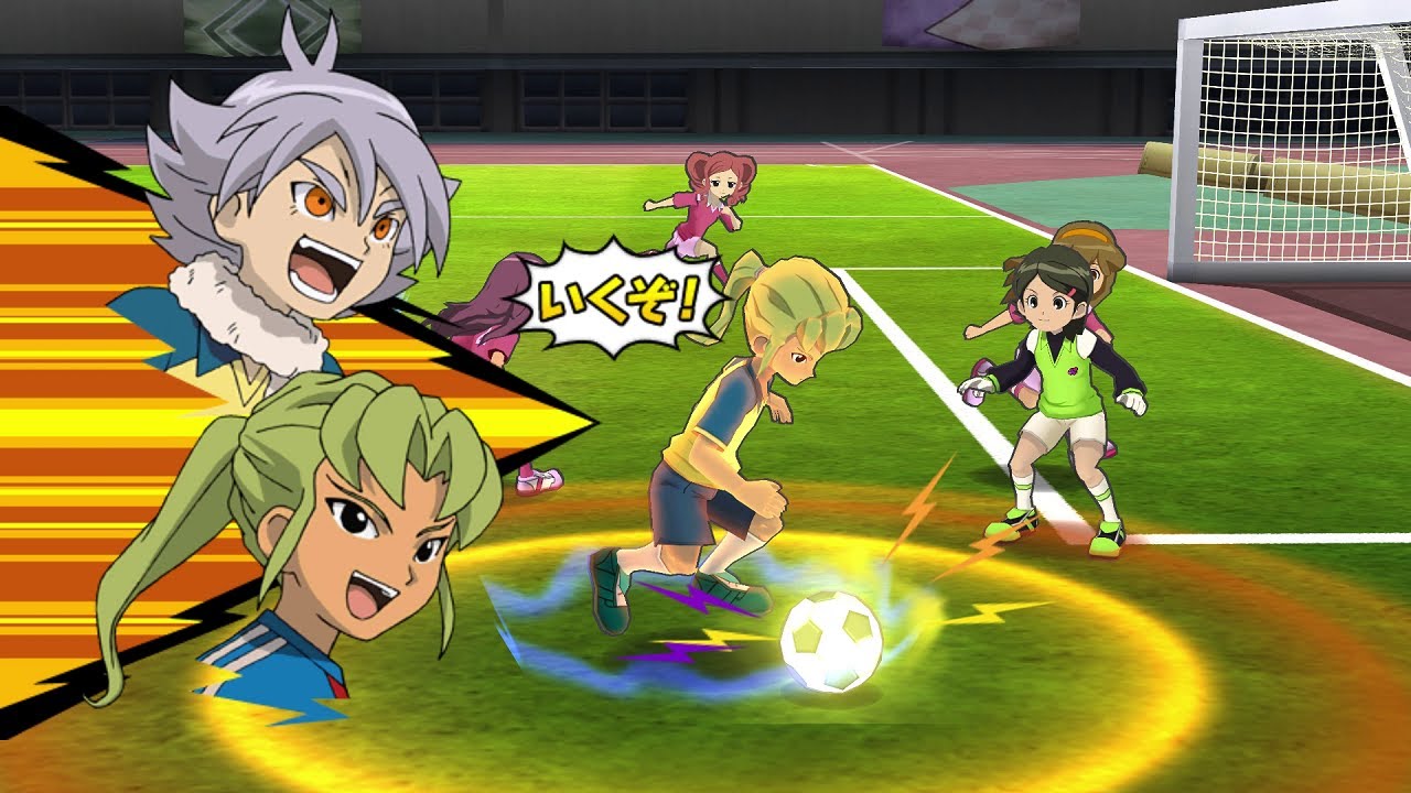 Inazuma Eleven Go Strikers 2013 Raimon 7.0 Vs Inazuma Girls 2.3 Wii 1080p (Dolphin/Gameplay)