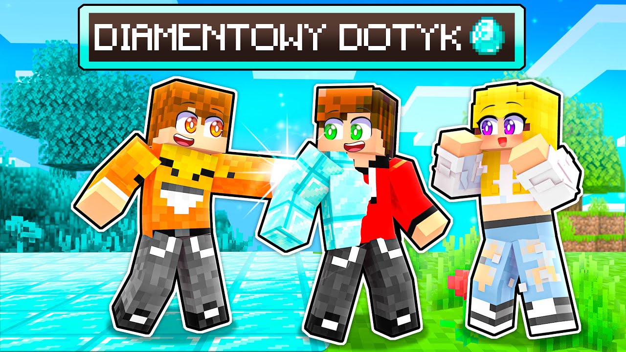 Minecraft, ale WSZYSTKO CZEGO DOTKNĘ ZAMIENIA SIĘ w DIAMENT!