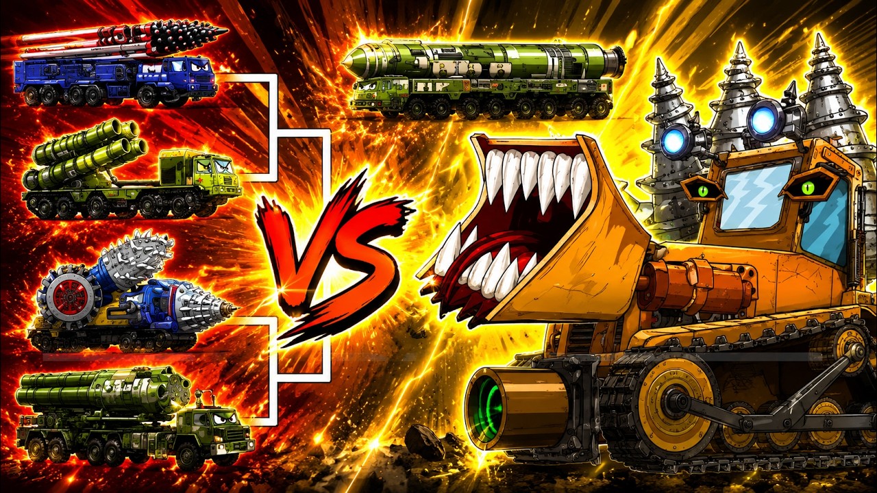 Địa Ngục Thép Mở Ra - DRILL MONSTERS Nuốt Chửng Mọi Thứ! | KING DOM CARTOONS