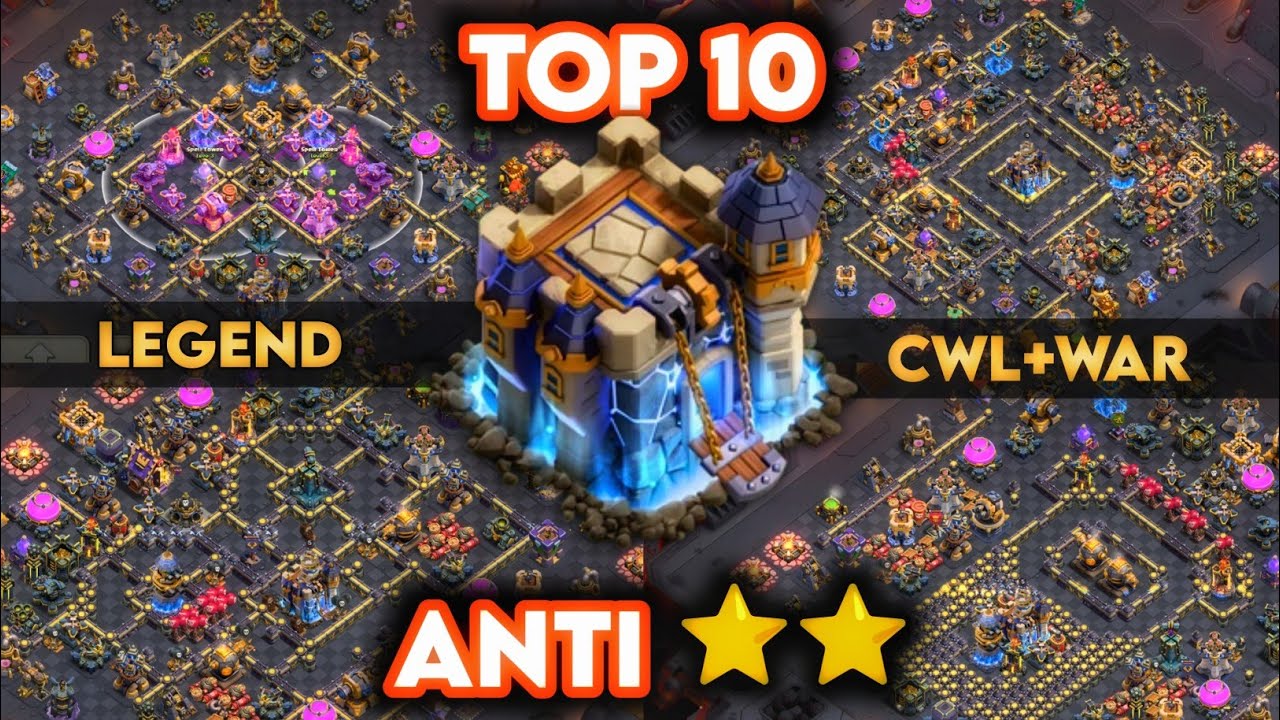 Top 12 Unbeatable Anti-Thrower CWL Bases | New cwl bases | Th18 war base | Th18 legend league bases