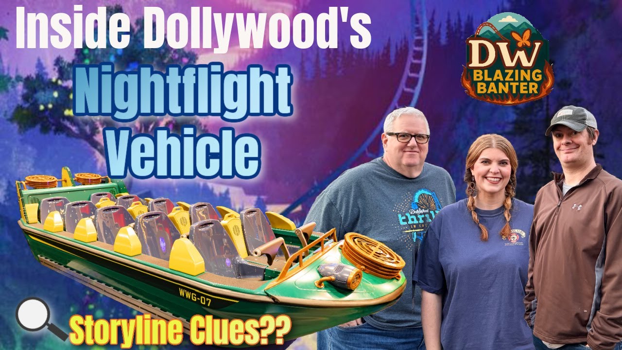 Внутри аттракциона NightFlight Expedition в парке Dollywood | Мысли о сюжете