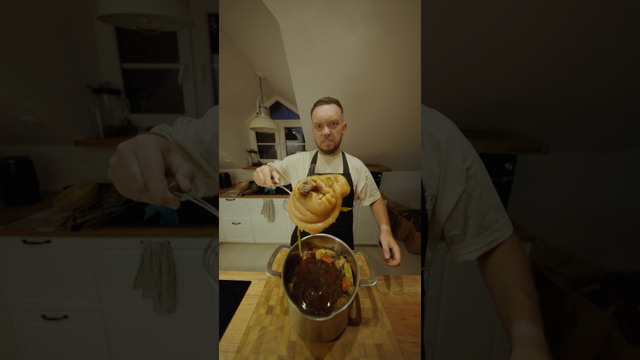 książulo robi golonkę