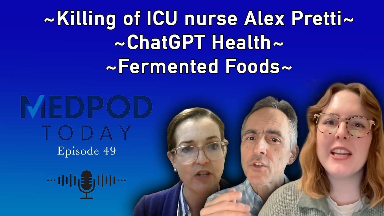 Реакция системы здравоохранения на убийство медсестры; ChatGPT Health; Ферментированные продукты