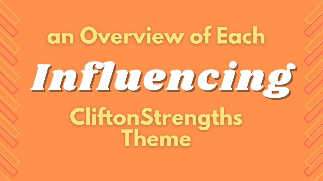 Influencing: an over view of each Influencing Talent Theme | CliftonStrengths | StrengthsFinder