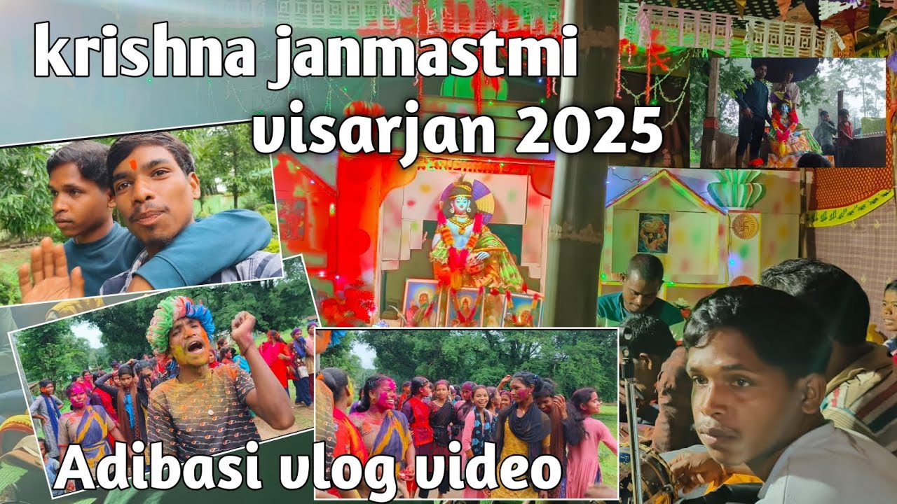  Udaypur Krishna janmastmi visarjan 2025 vlog video//Ls Haris vlog //