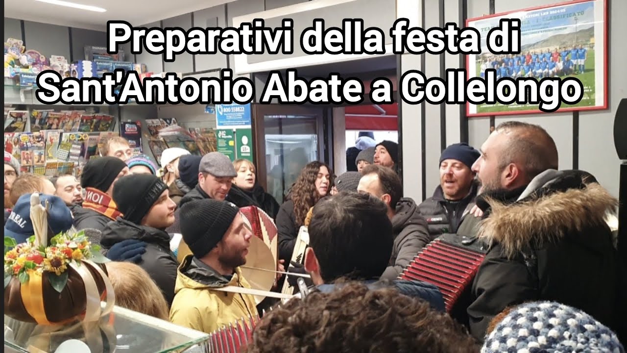 Preparativi per la Festa di Sant'Antonio Abate a Collelongo 2026