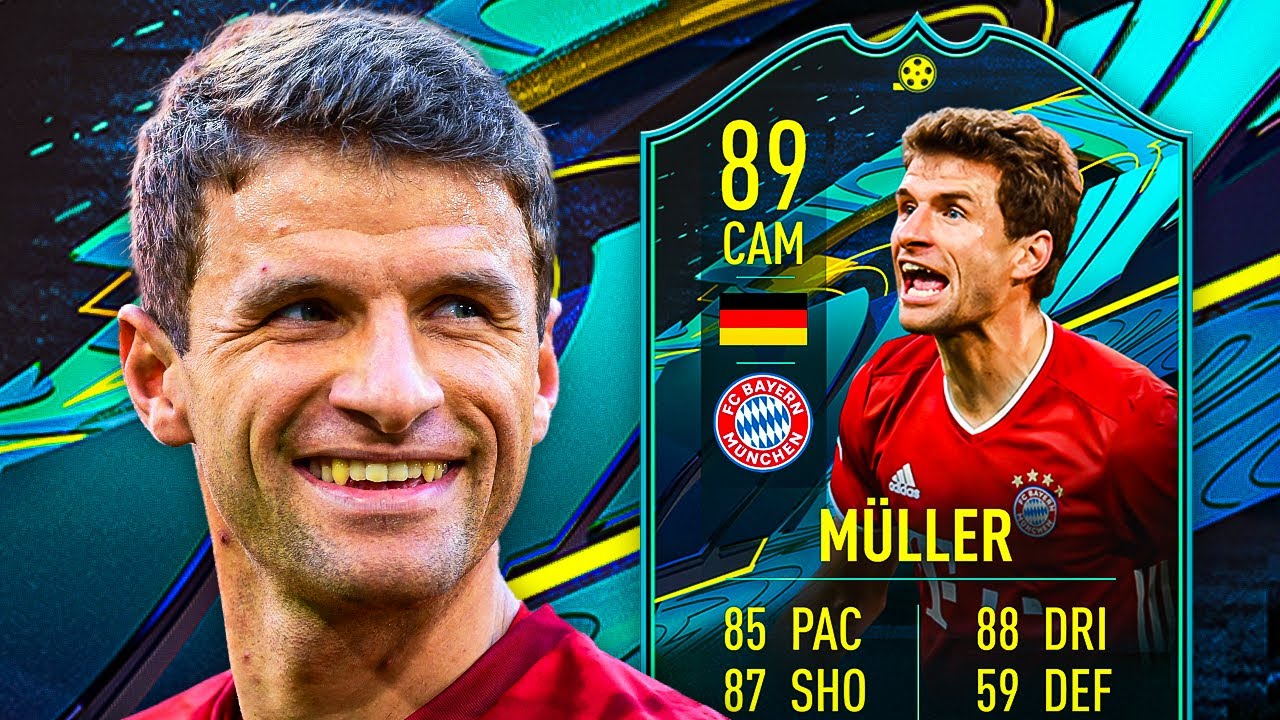 THE TOTY IS FINALLY HERE! 🥳 89 MOMENTS MULLER PLAYER REVIEW! - FIFA 21 Ultimate Team