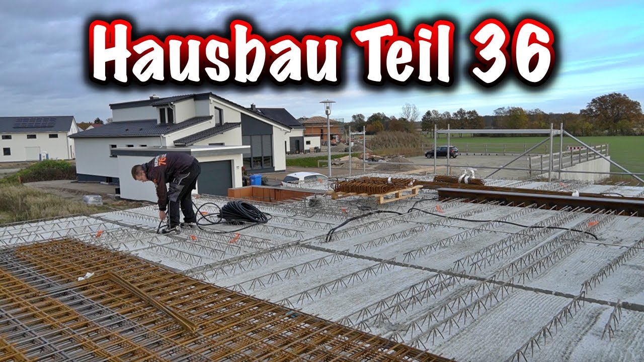 Hausbau Teil 36 (Betondecke liegt)