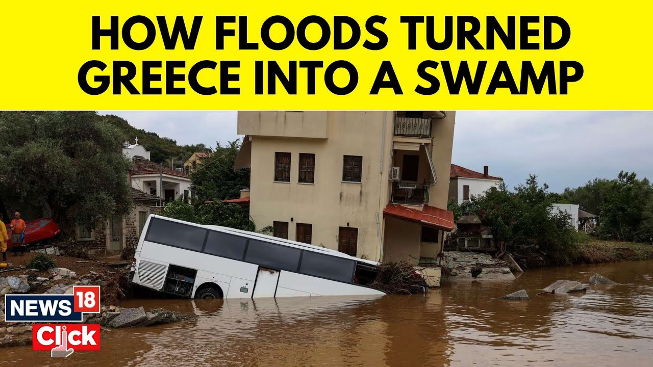 Greece News | Greece Floods News | Greek Flood-hit Villages Reel Following Deluge | N18V | News18