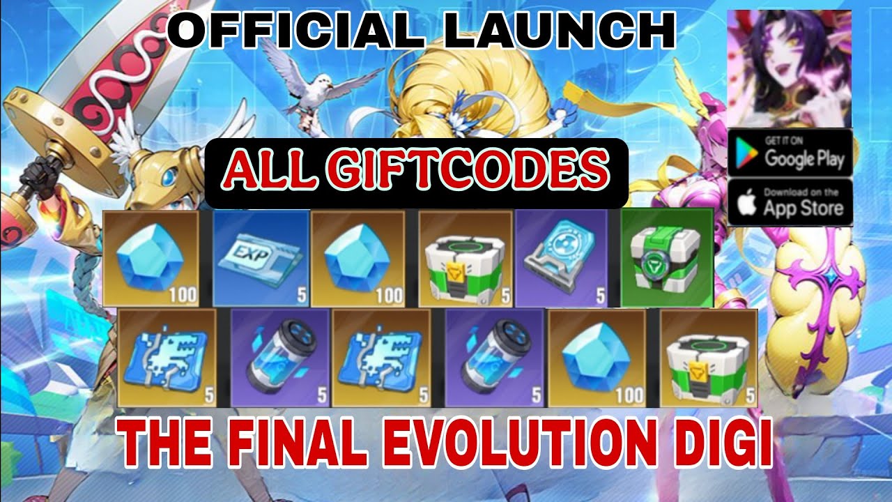 The Final Evolution Digi | New 6 Giftcodes - The Final Evolution Digi Official Launch & 6 Codes