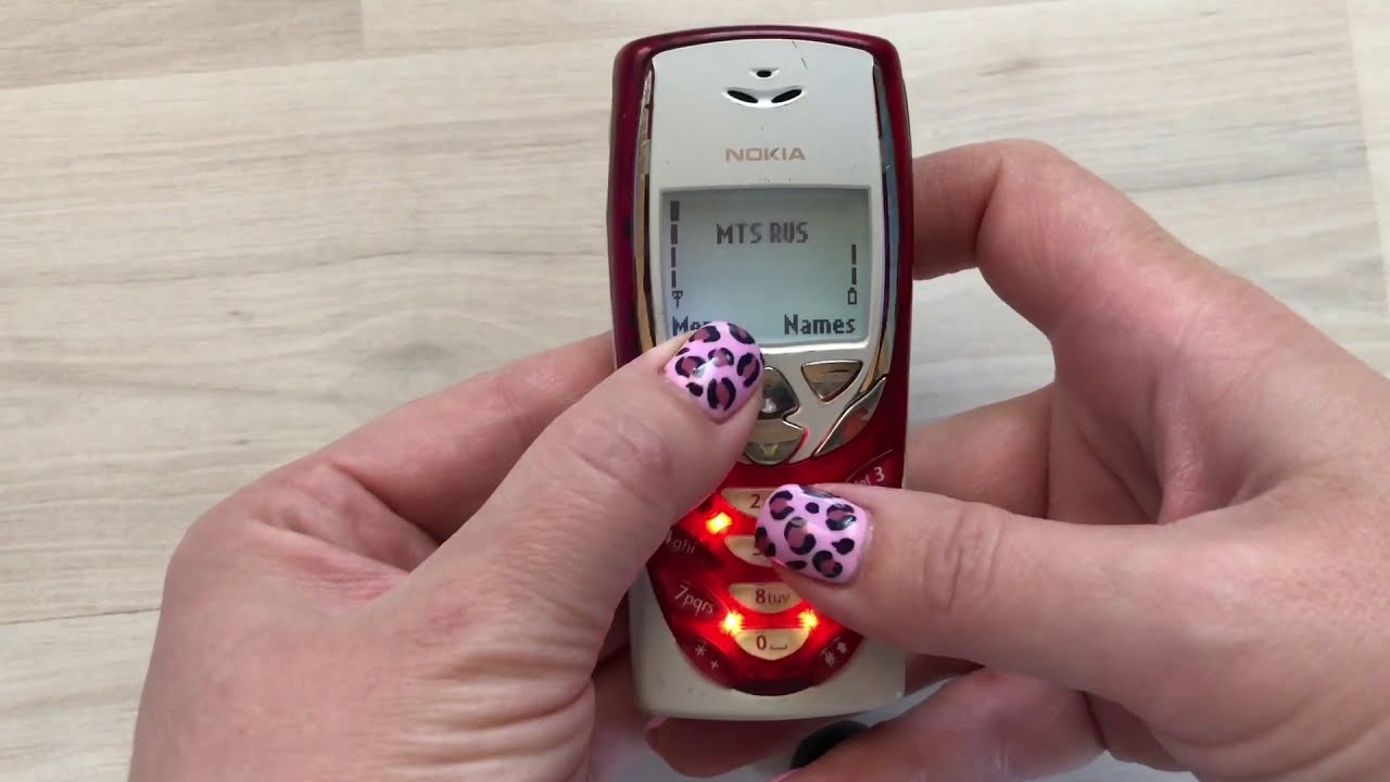 Nokia 8310 (2001 year) Incoming call + Phone review