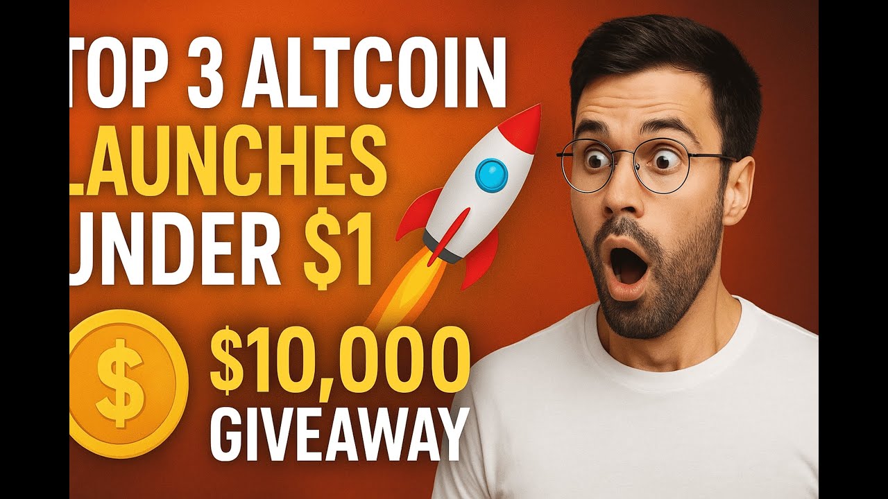 Top 3 Altcoin Launches Under $1 in August 2025 | Next 100x Crypto Gems!