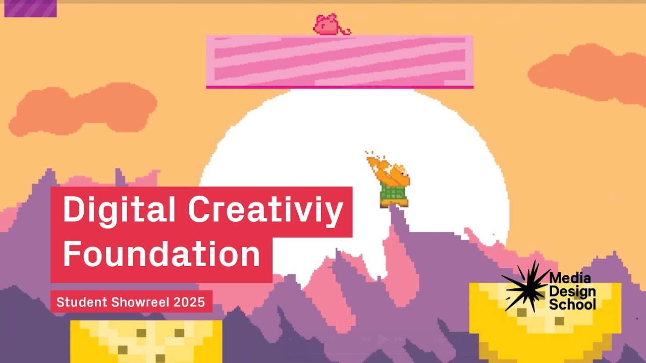 Digital Creativity Foundation - Student Showreel 2025 - Media Design School
