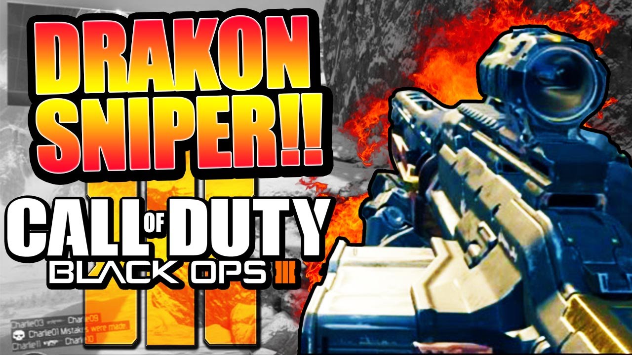 Call of Duty: Black Ops 3 SNIPER GAMEPLAY! - Drakon Sniper Rifle (BO3 2015) | Chaos