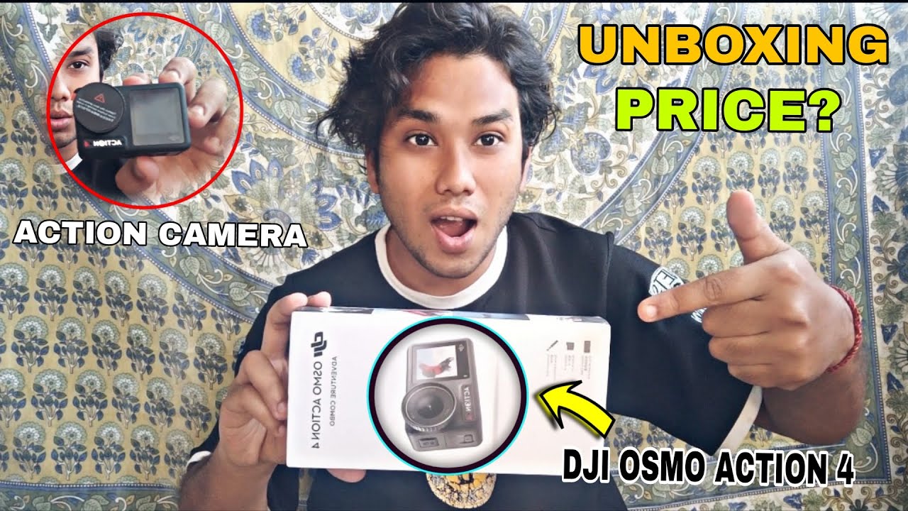 DJI OSMO ACTION 4 CAMERA | UNBOXING VIDEO | MY NEW ACTION CAMERA 📸🤳
