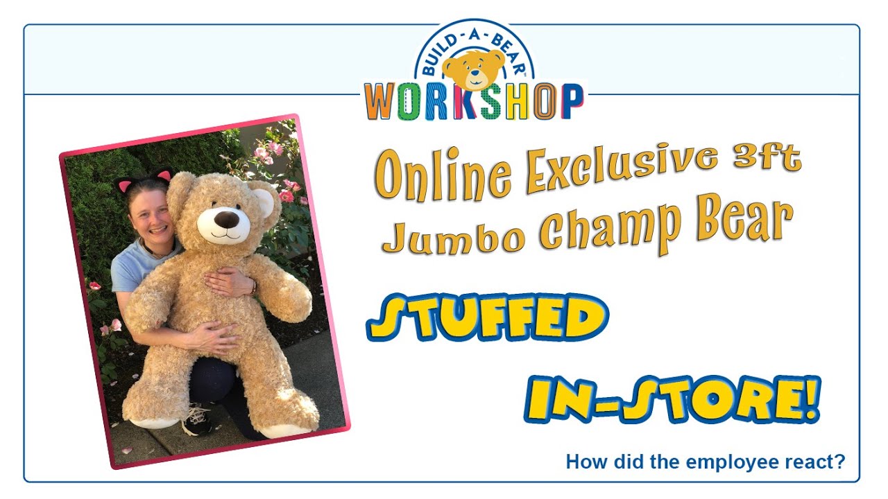CeleBEARate National Children’s Day with a 3ft Build-A-Bear Workshop Champ Jumbo Furry Friend