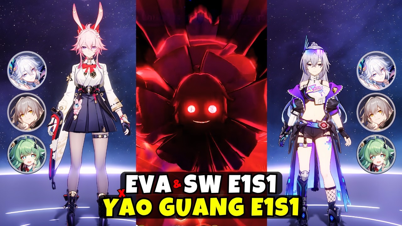 [Final Ver] Silver Wolf lv.999 & Evanescia E1S1 x Yao Guang E1S1 vs New Boss AA | HSR 4.2