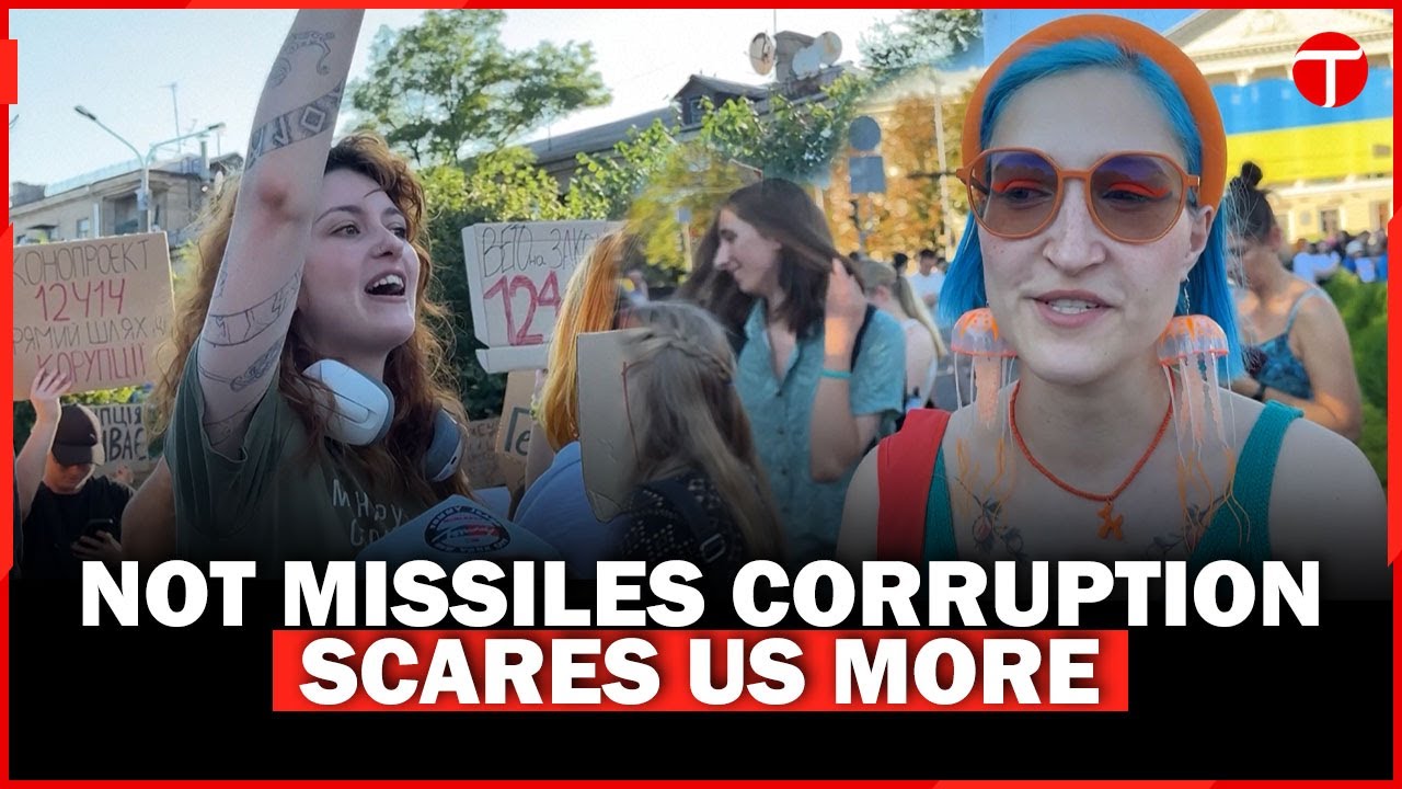 Mass Protests in Ukraine Against Law Weakening Anti-Corruption Agencies