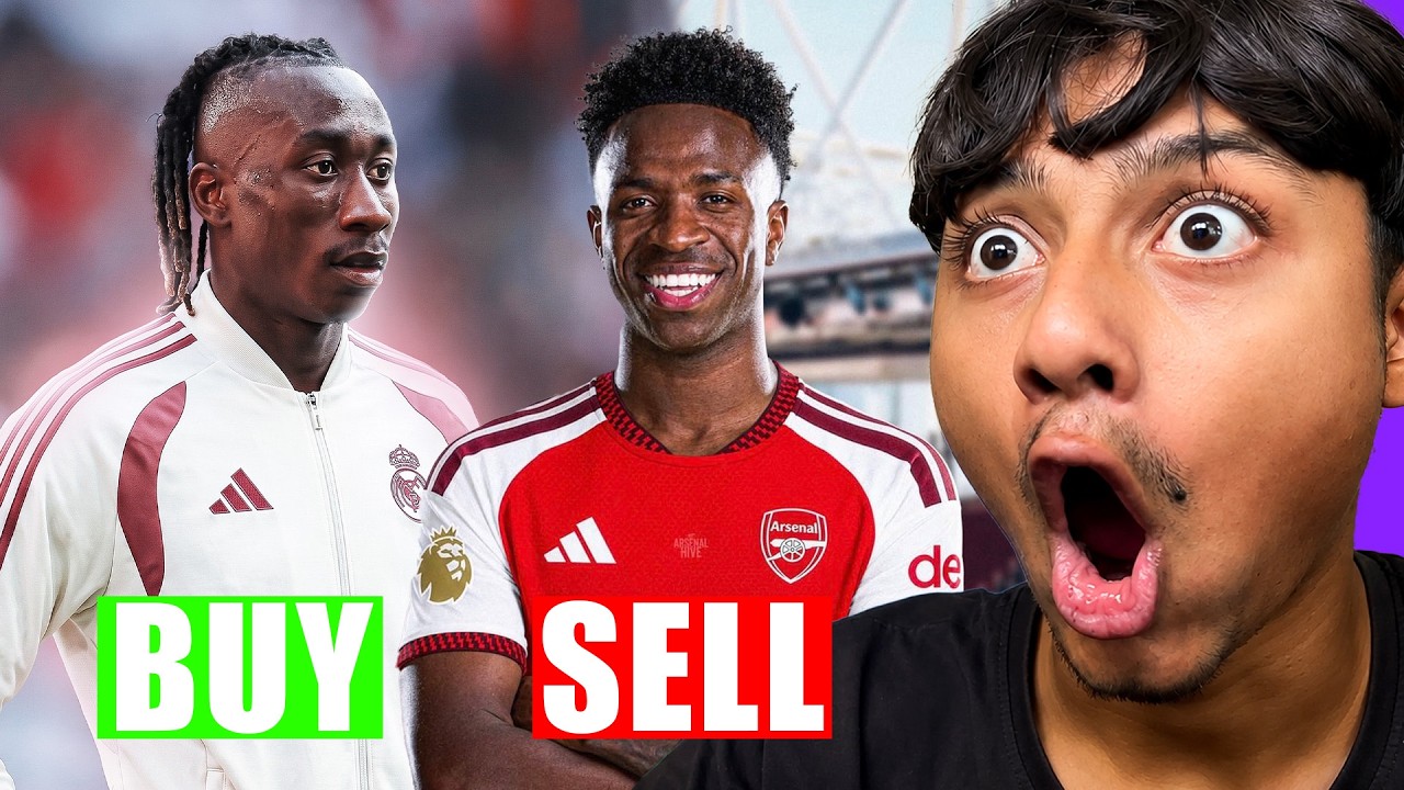 VINI TO ARSENAL BEST MOVE FOR REAL MADRID! 🤯 FUNNY MEMES REACTION