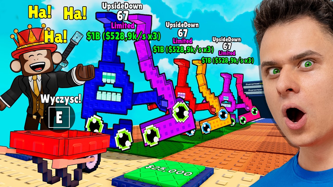 Zaczynam OD ZERA, ale ADMIN Respi mi MEGA BOSSY! Plants vs, Brainrots w Roblox