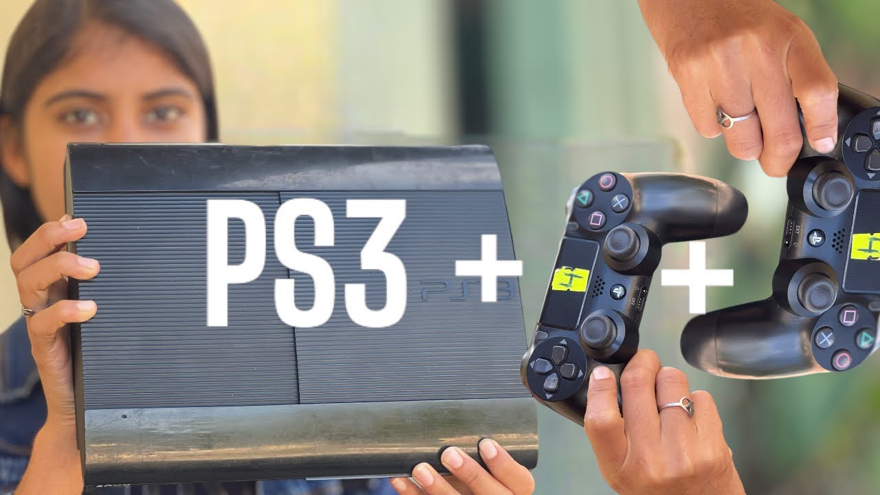 PS3 con 2 controles de PS4 en U$110