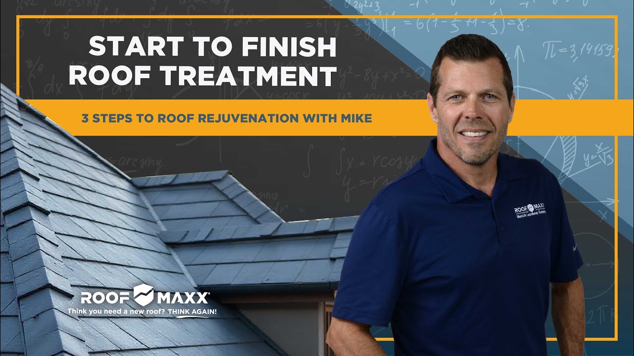 A Roof Maxx Treatment from START to FINISH!