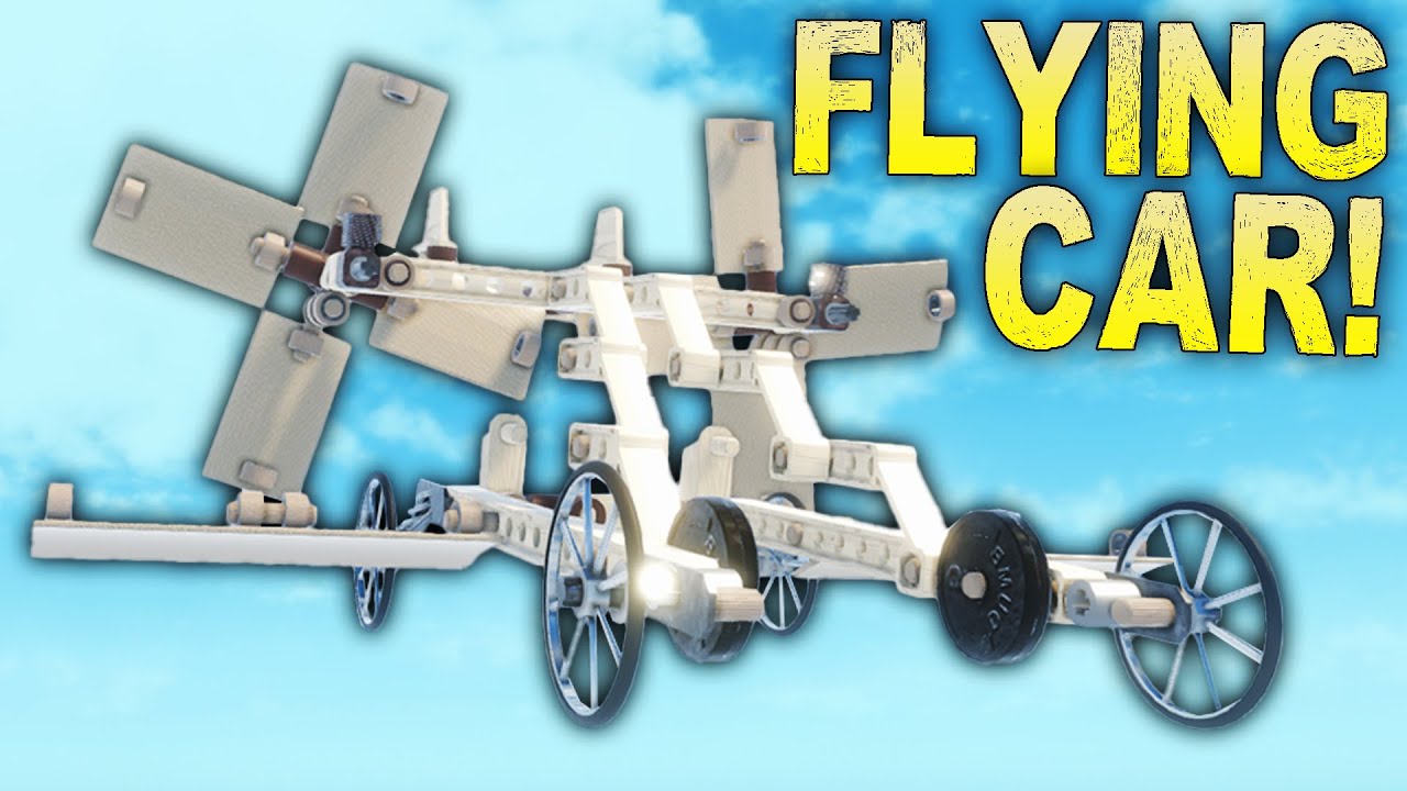 I Tried to Make a Flying Propeller Car in Screw Drivers!