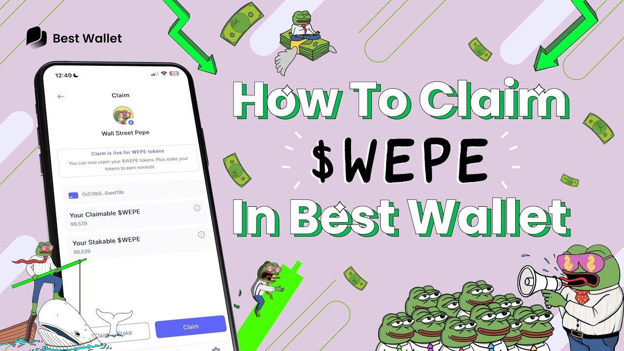 How To Claim $WEPE in Best Wallet