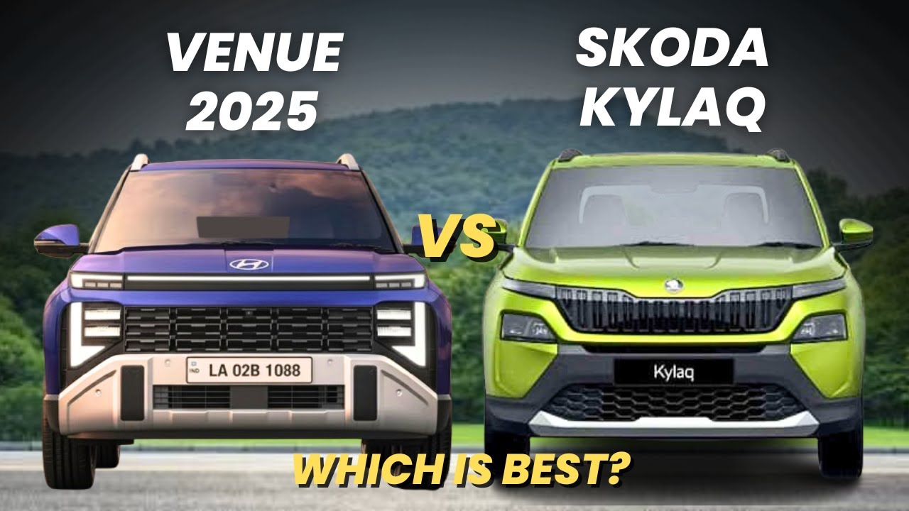 Hyundai Venue 2025 vs Skoda Kylaq | Which is Best? | venue vs kylaq | kylaq vs venue