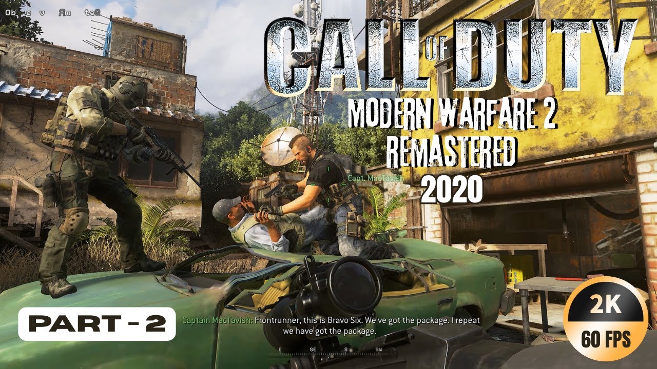 Call of Duty: Modern Warfare 2 Remastered (2020) – Part 2 | Campaign Gameplay | 2K 60FPS #gaming