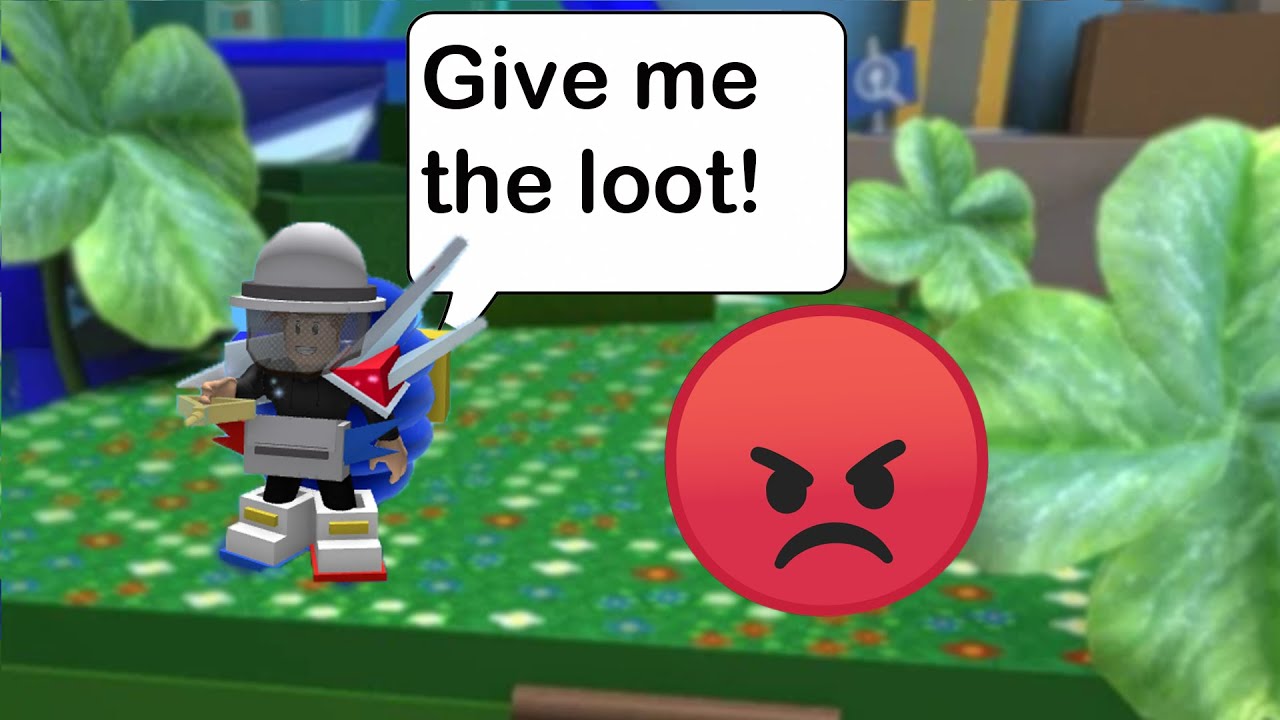 BLUE BACKPACK STEALING MY LOOT