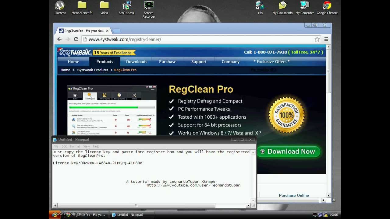 RegCleanPro License Key 2014