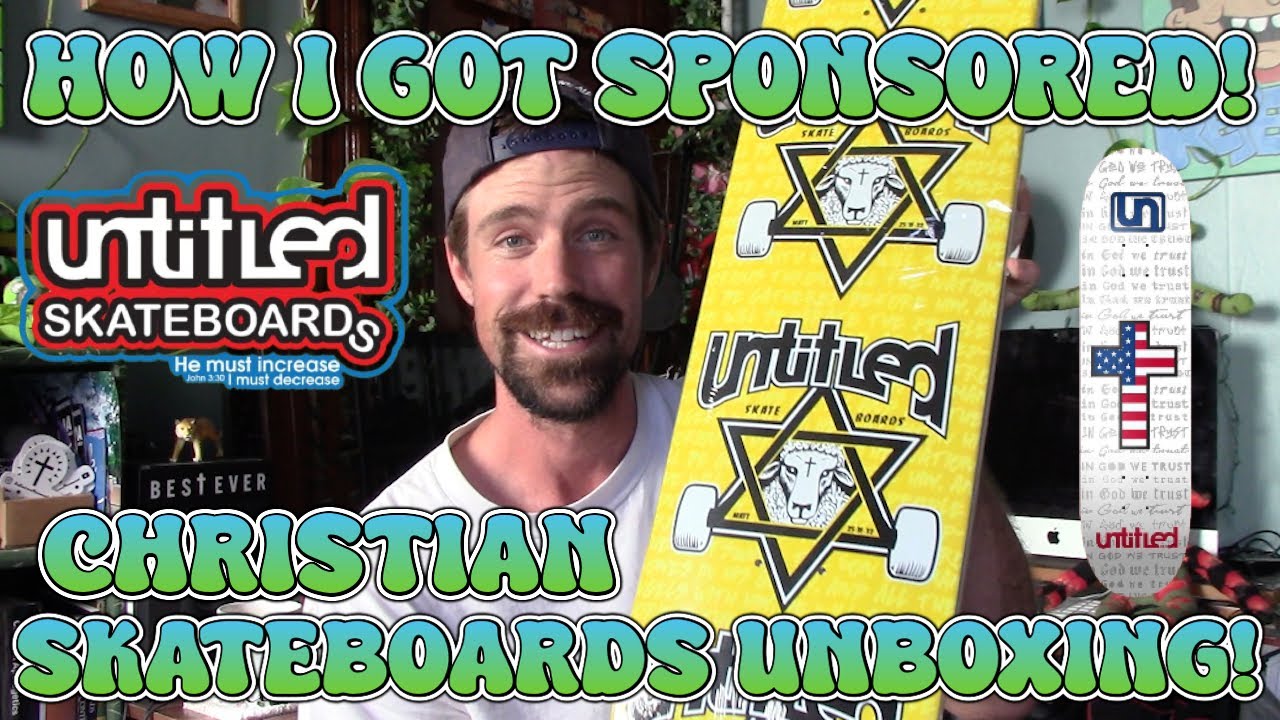 HOW I GOT SPONSORED! CHRISTIAN SKATEBOARDS UNBOXING!
