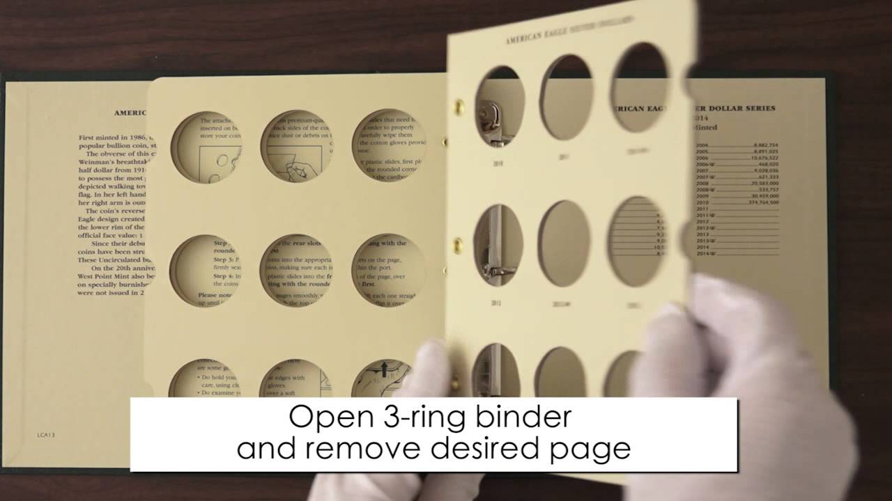 How to Use Littleton Coin Folders and Albums