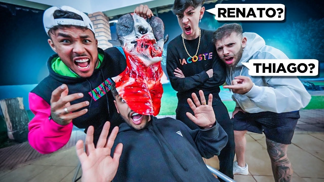 🚨PEGAMOS ELE🚨 TIRAMOS A MÁSCARA DO MONSTRO E DESCOBRIMOS QUEM ERA!!😱😱