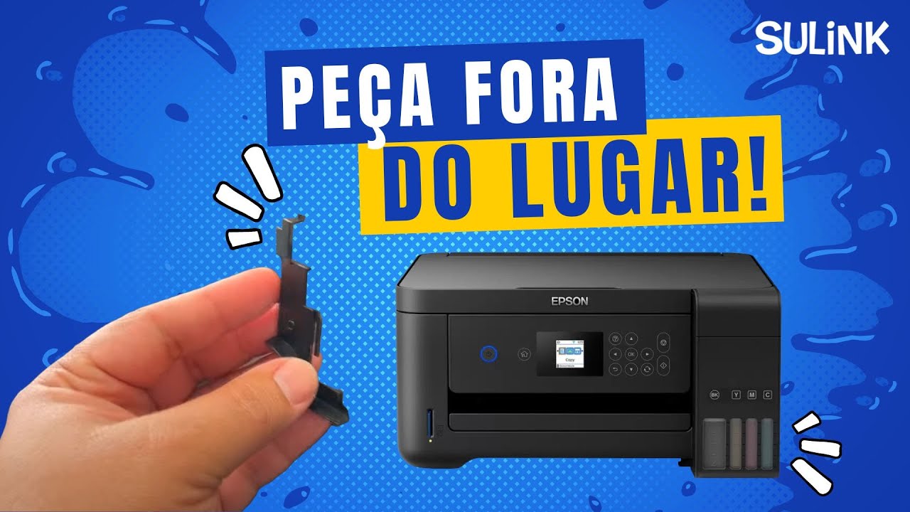 Peça fora do lugar! - Proteção dos cabos flats da cabeça de impressão Epson L4160 L4260 - SULINK