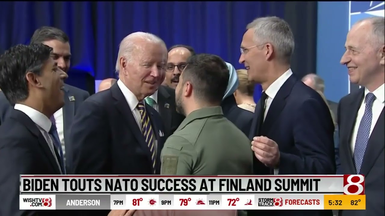 Biden touts NATO success at Finland summit