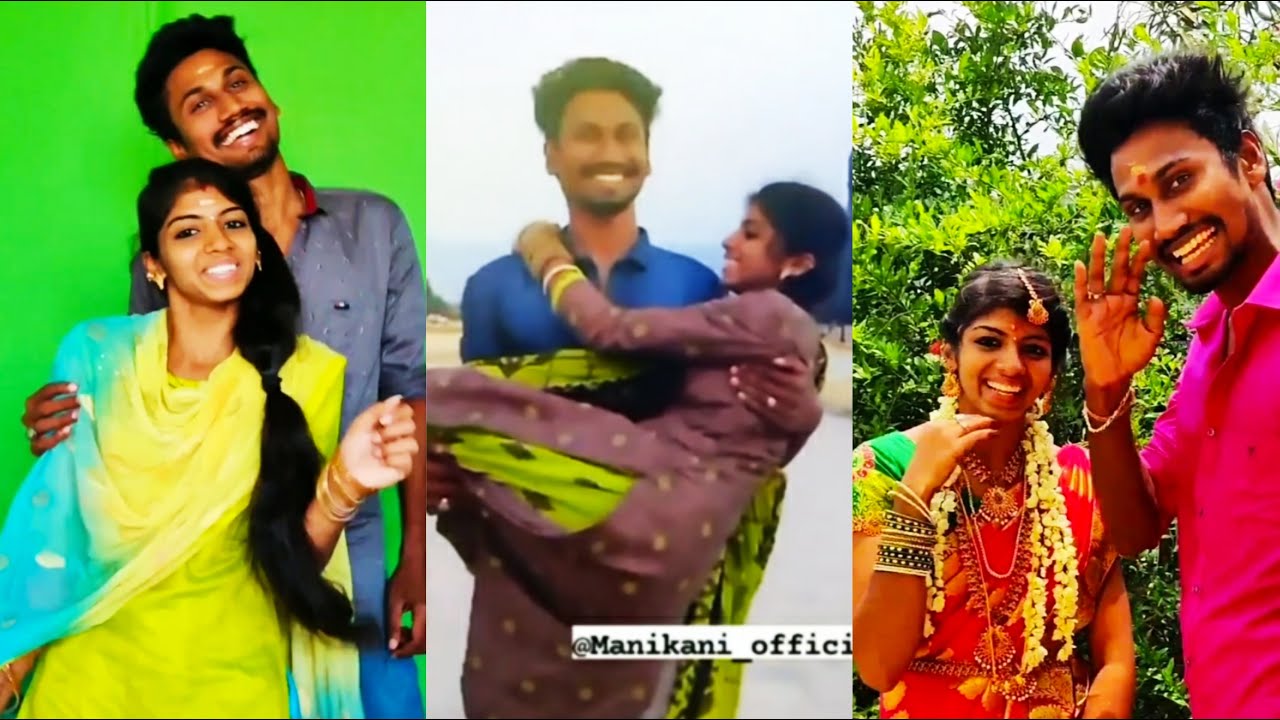 🤴 Mani Kani 👸 (Insta Id - manikani_official) Tamil Beautiful Cute Couple Latest Trending Reel Videos