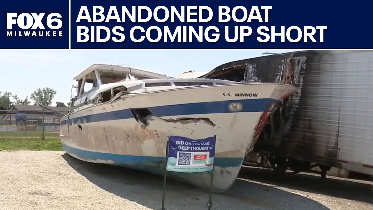 Milwaukee abandoned boat 'Deep Thought' auction bids fall short | FOX6 News Milwaukee