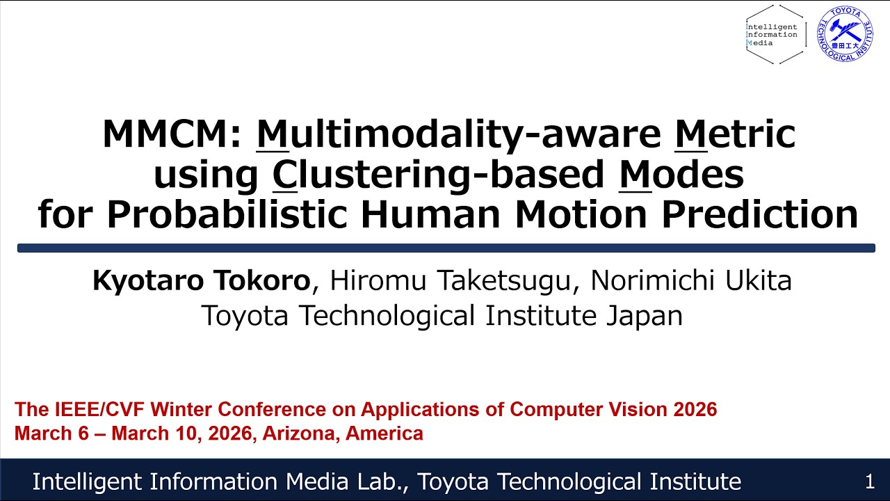 [WACV2026] MMCM: Multimodality-aware Metric using Clustering-based Modes for Human Motion Prediction