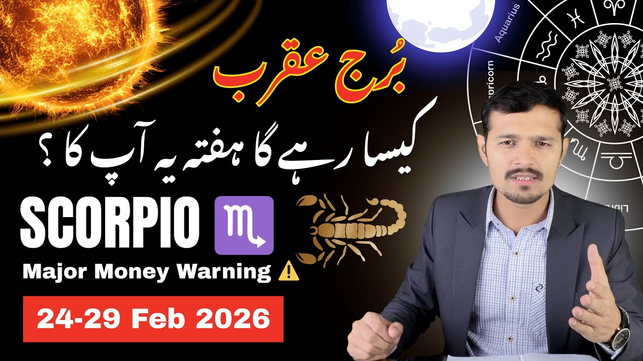 Scorpio Weekly Horoscope 24–29 February 2026 | Major Money Shift & Serious Warning
