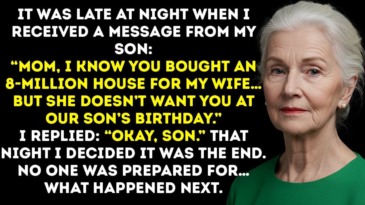 My Son Told Me I Wasn’t Wanted At The Party—But I Had A Surprise They Never Saw Coming.